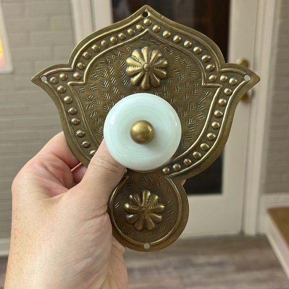 Vintage brass handles/hooks, never used. Made in India. - Picture 4 of 5